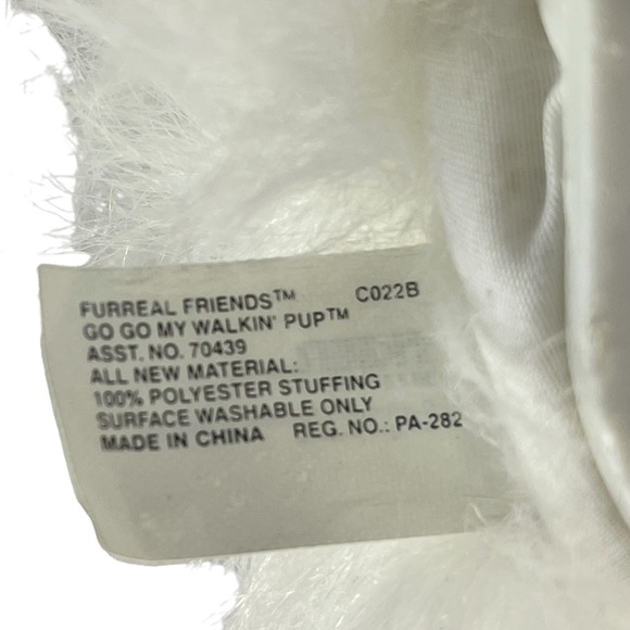 FurReal Friends Hasbro 2003 Go My Walkin Puppy Dog Walking White Maltese Tested - Picture 13 of 15
